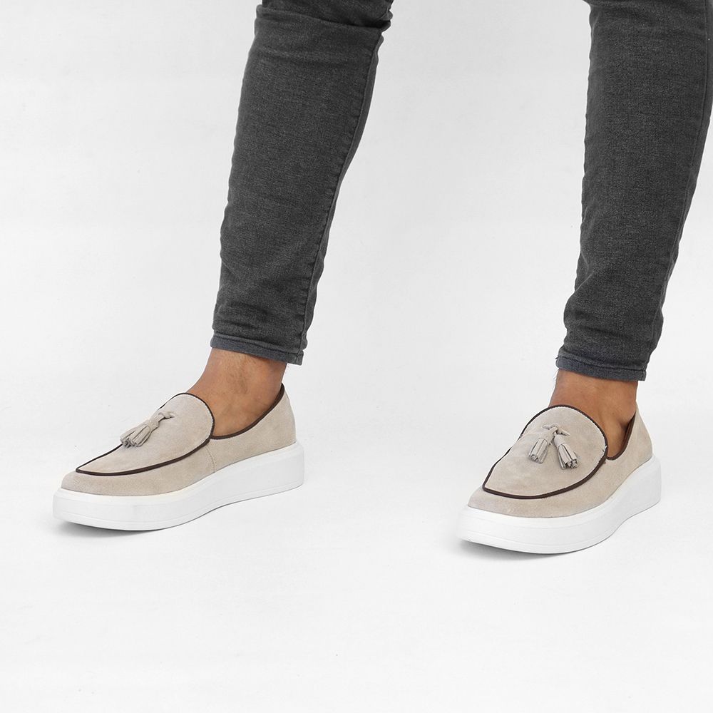 Slip on sale camurça masculino