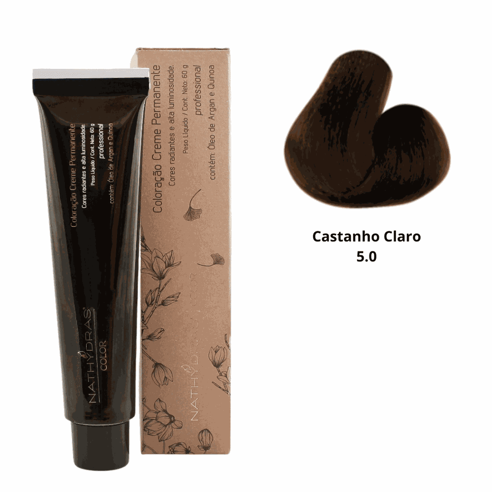 Coloração Nathydras Cast. Claro 60g - MSA COSMÉTICOS