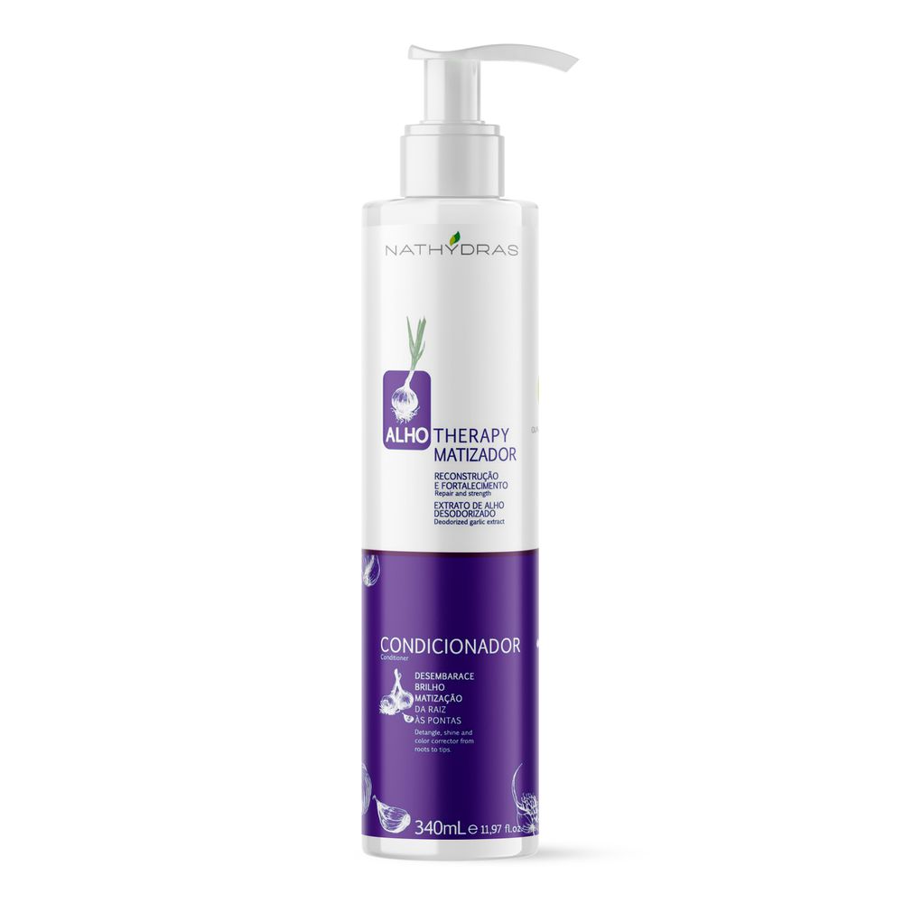 Condicionador Matizador Alho 340ml - MSA COSMÉTICOS
