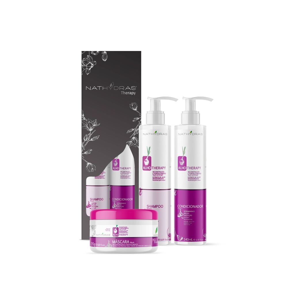 Kit 3 Itens - Reconstrução e Fortalecimento - MSA COSMÉTICOS