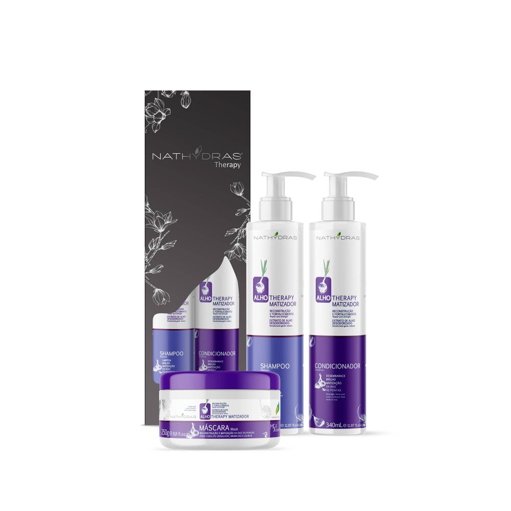 Kit 3 Itens - Alho Matizador - MSA COSMÉTICOS
