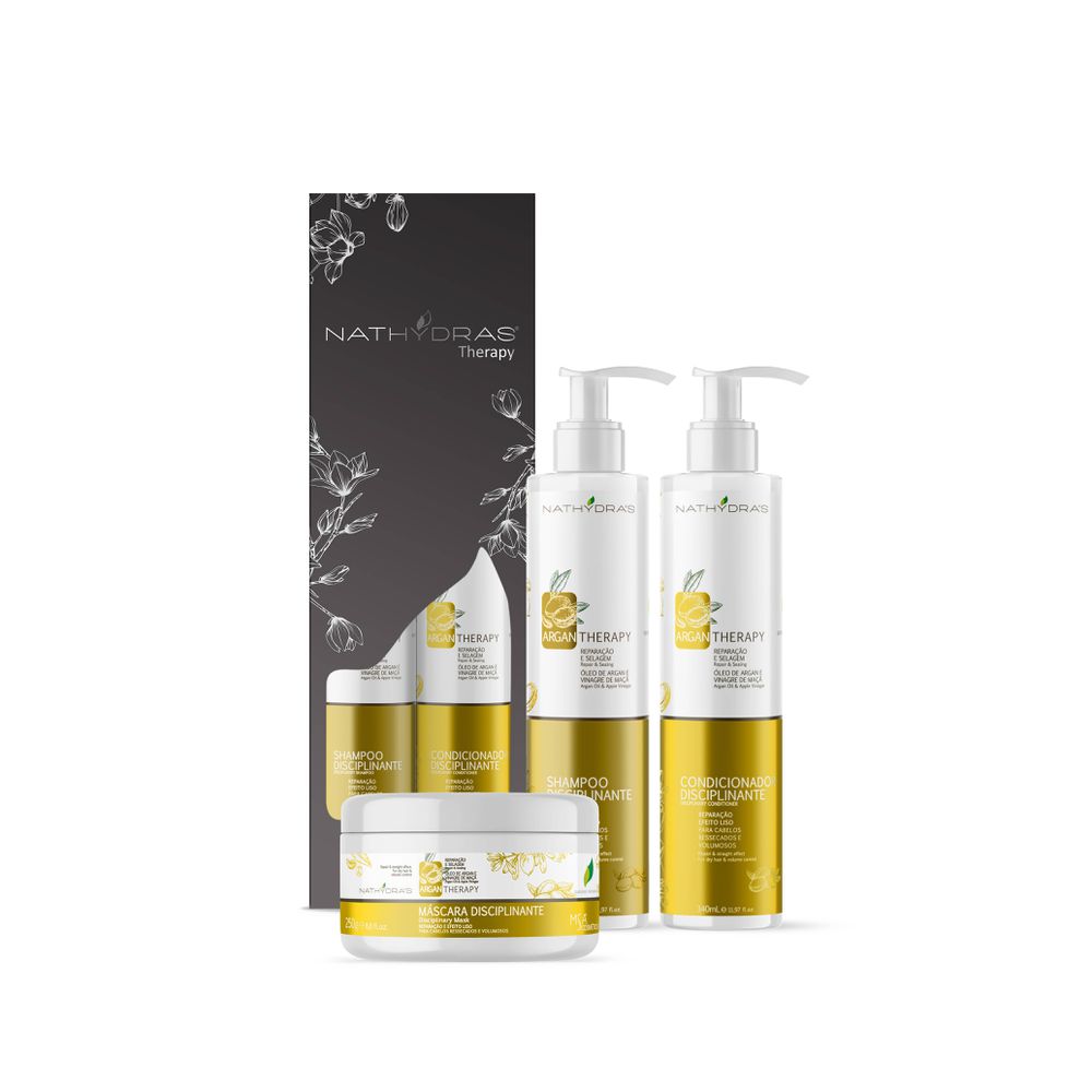 Kit 3 Itens - Disciplinante e Efeito Liso - MSA COSMÉTICOS