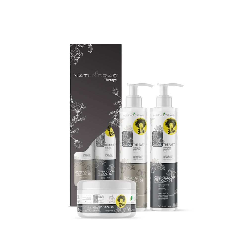 Kit 3 Itens - Cachos - MSA COSMÉTICOS