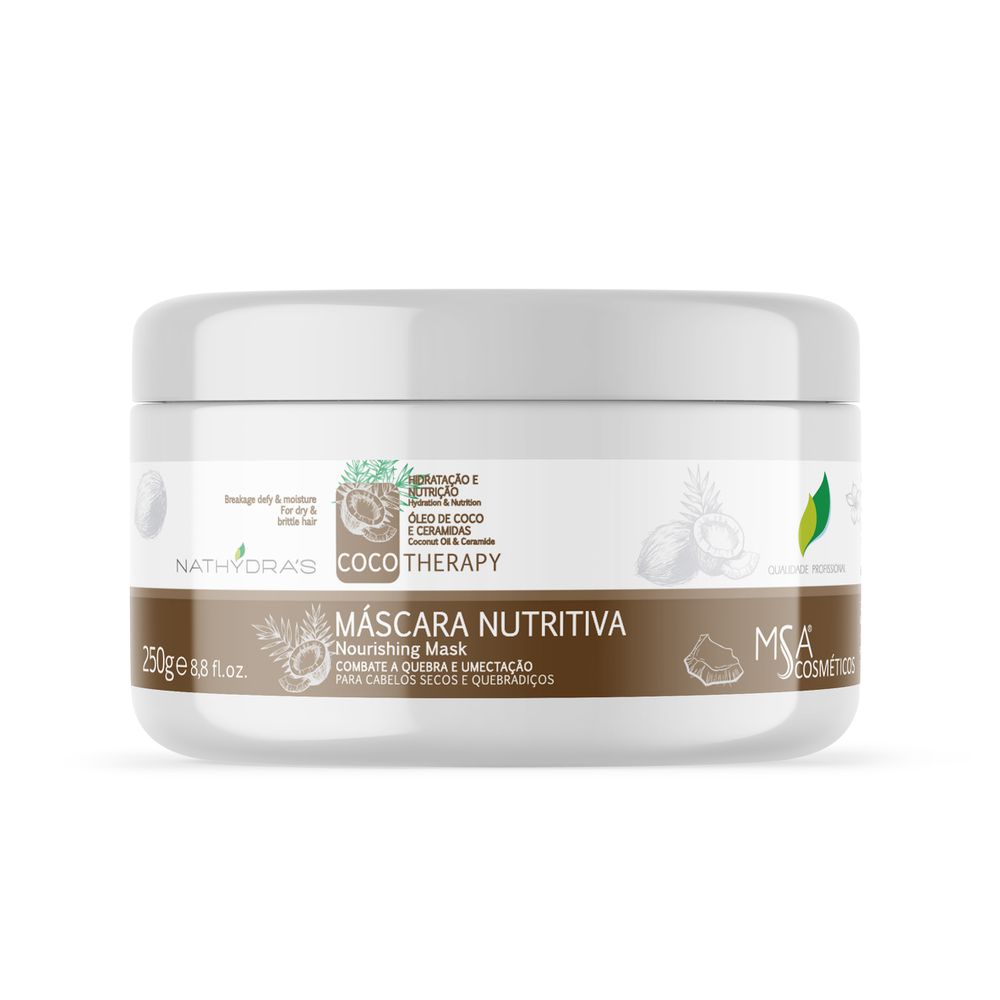 Máscara Coco 250g - MSA COSMÉTICOS