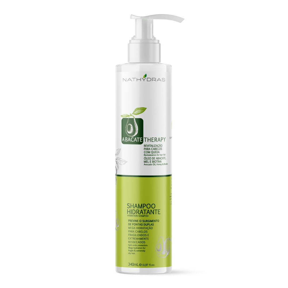 Shampoo Abacate 340ml - MSA COSMÉTICOS