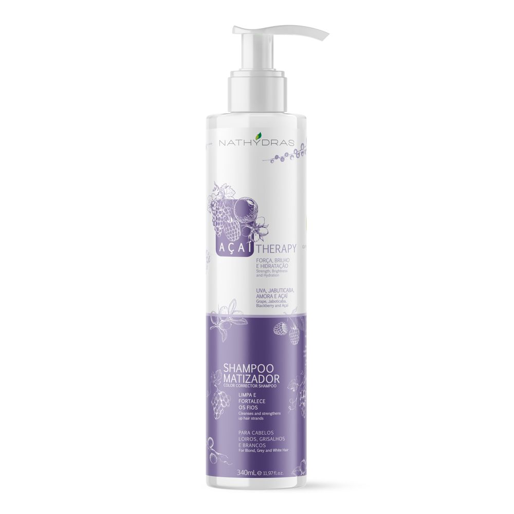 Shampoo Açai 340ml - MSA COSMÉTICOS