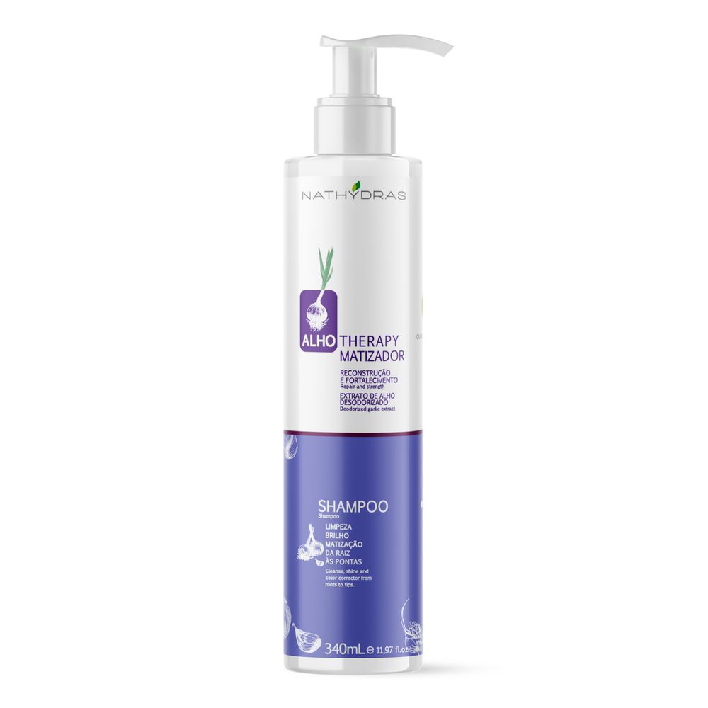 Shampoo Matizador Alho 340ml - MSA COSMÉTICOS