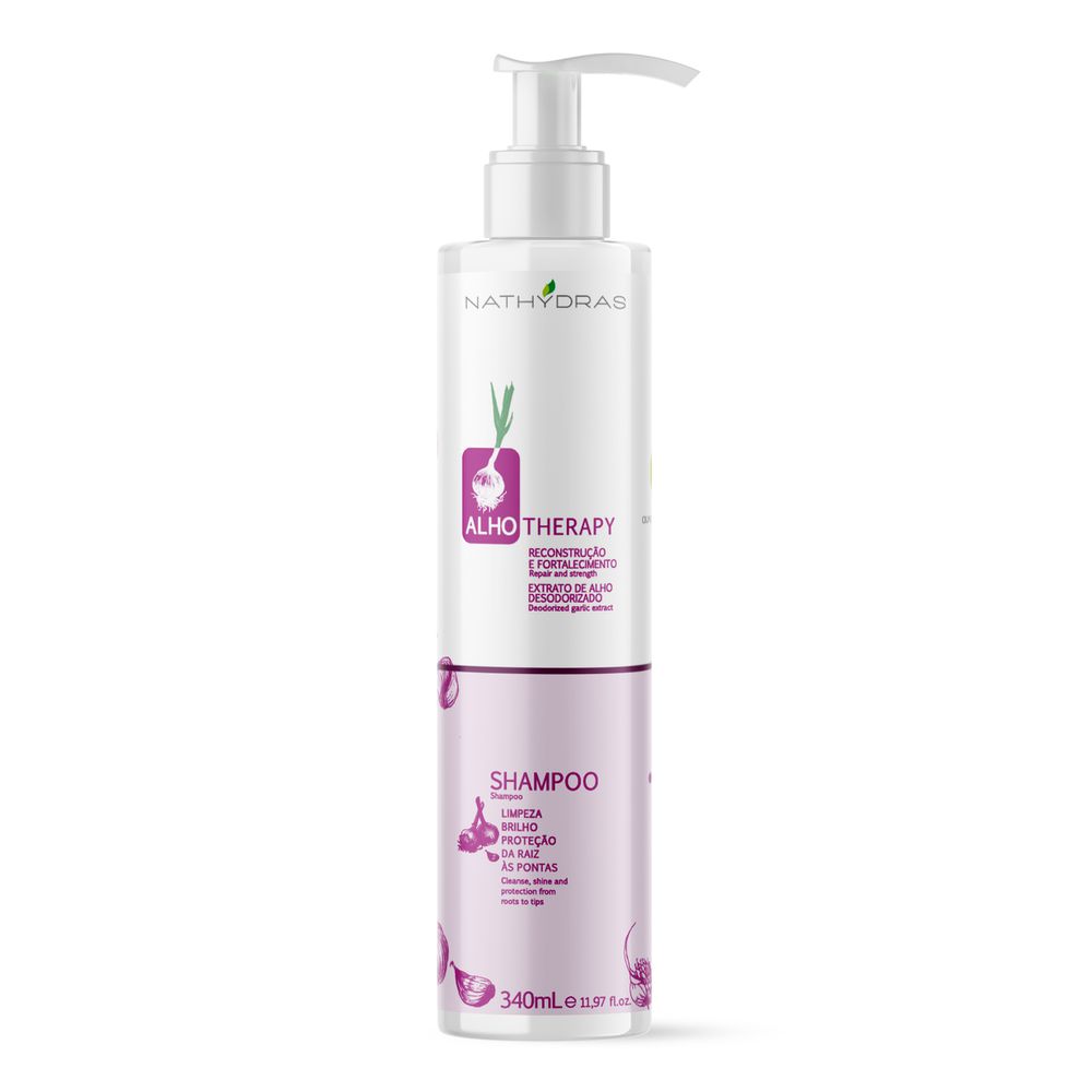 Shampoo Alho 340ml - MSA COSMÉTICOS