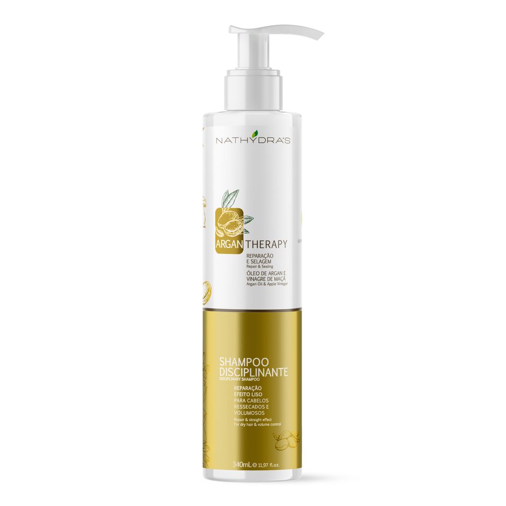 Shampoo Argan 340ml - MSA COSMÉTICOS