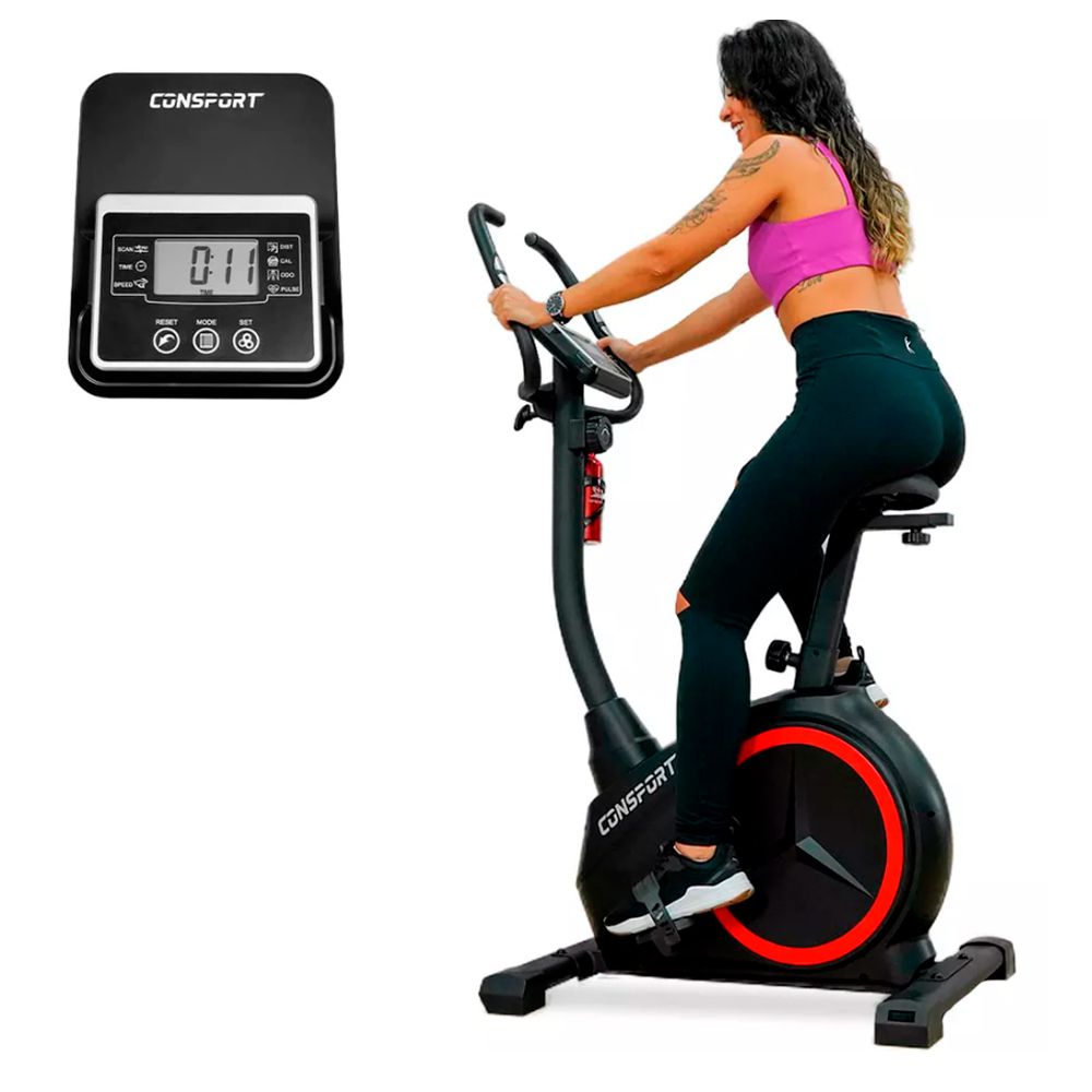 Bicicleta Vertical V-2000 Resistência Magnética Consport