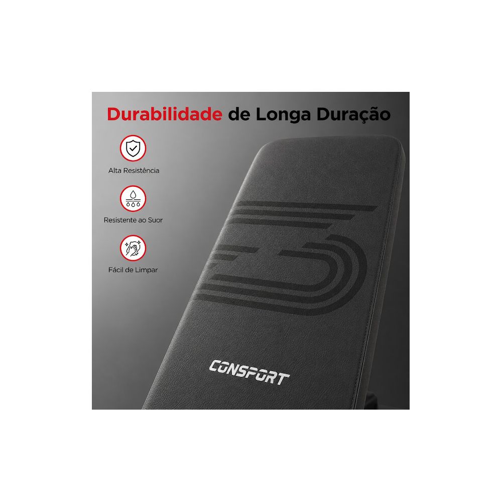 Banco de Musculação 5x1 Profissional para Academia Consport