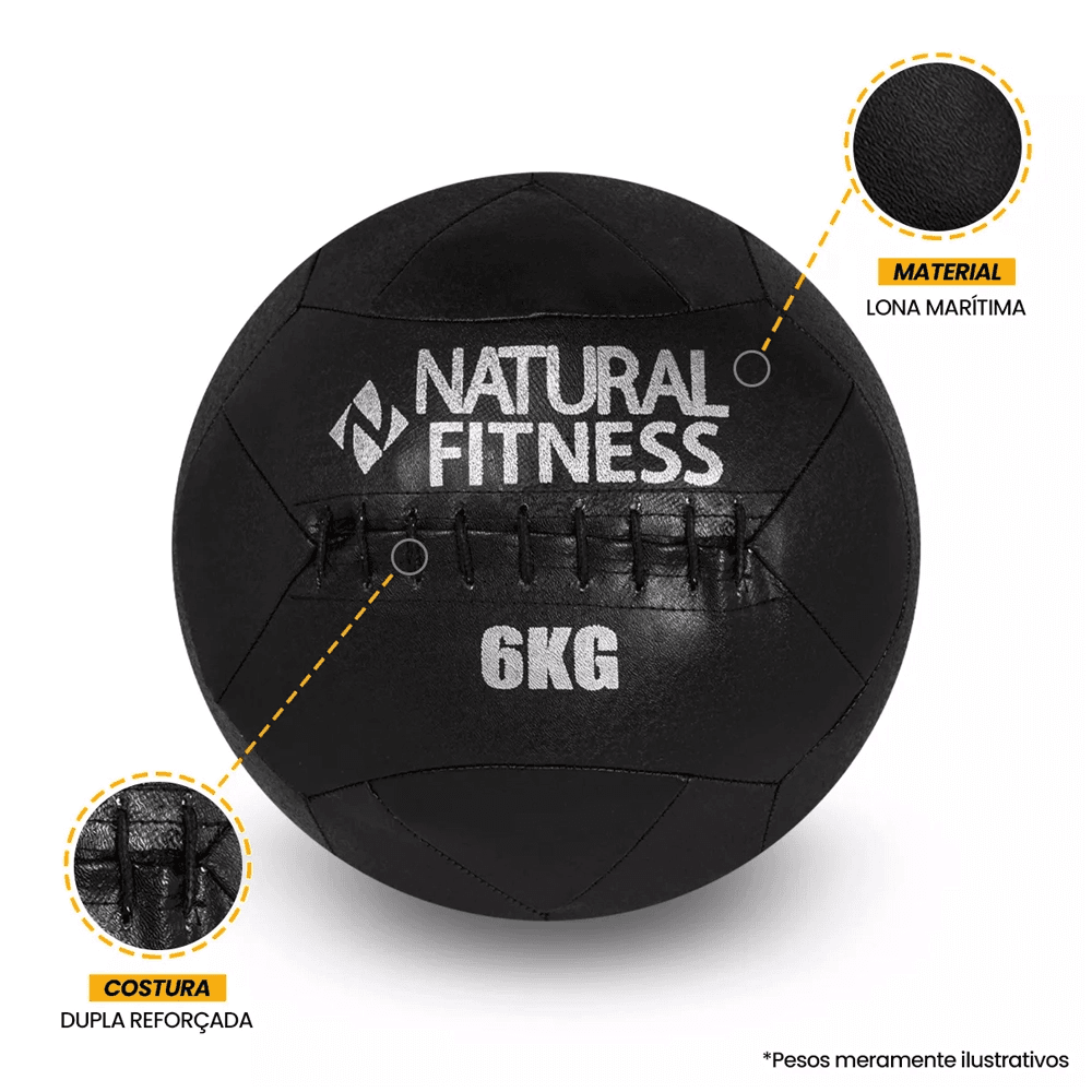 Suporte Power Bag e Wall Ball - Preto