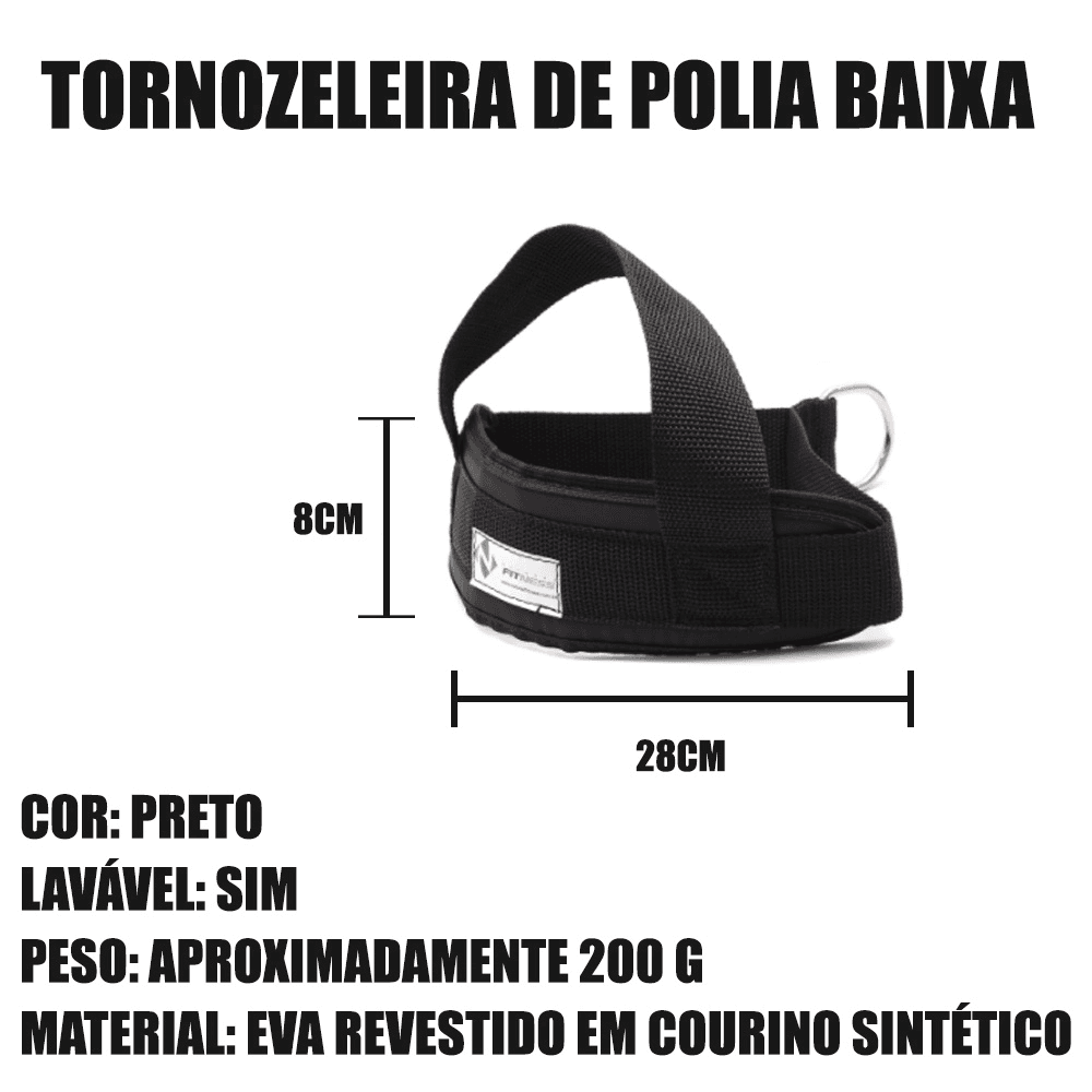 Tornozeleira de Polia de Baixa (Unidade)