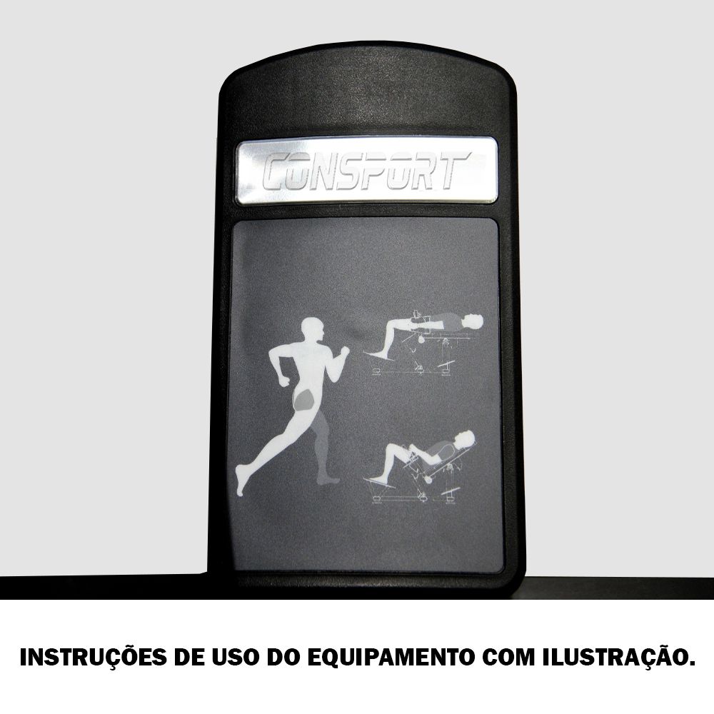 Máquina para Academia Flexora de Musculação Profissional - Consport - Linha CS-T