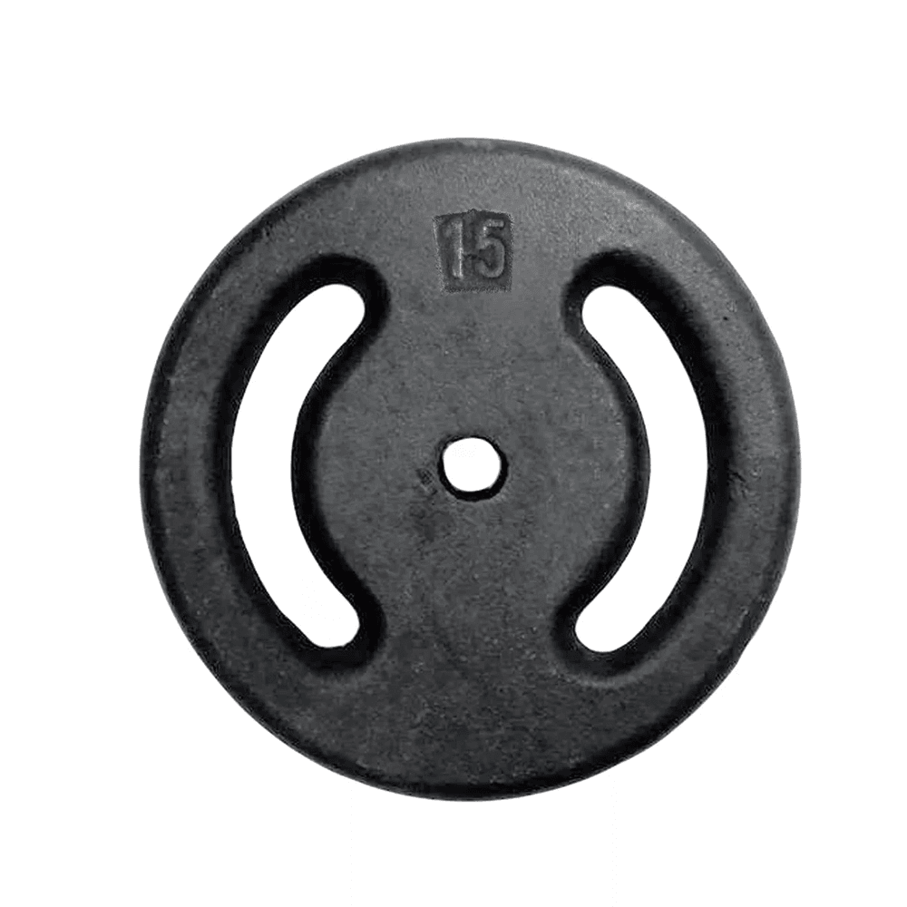 Anilha de Ferro Pintada Vazada - 15kg