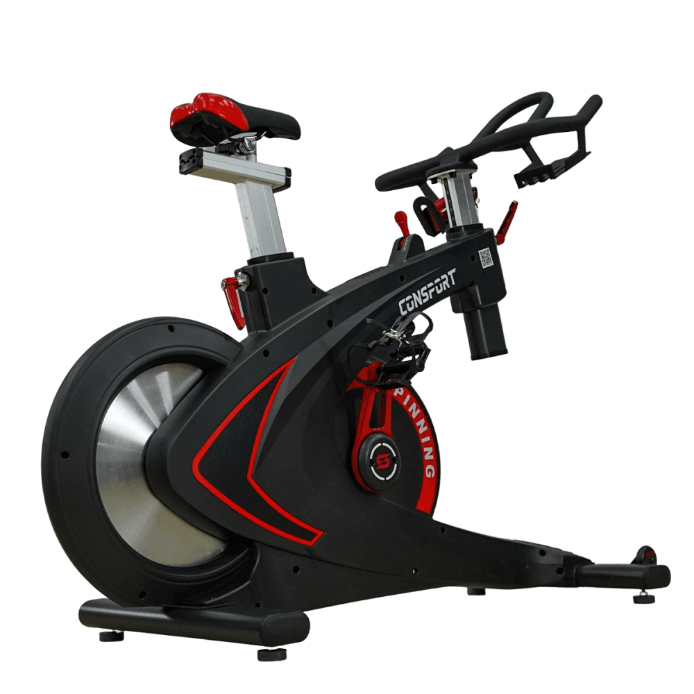 Bicicleta Spinning Profissional S-500 - Consport com 11 Níveis de Resistência