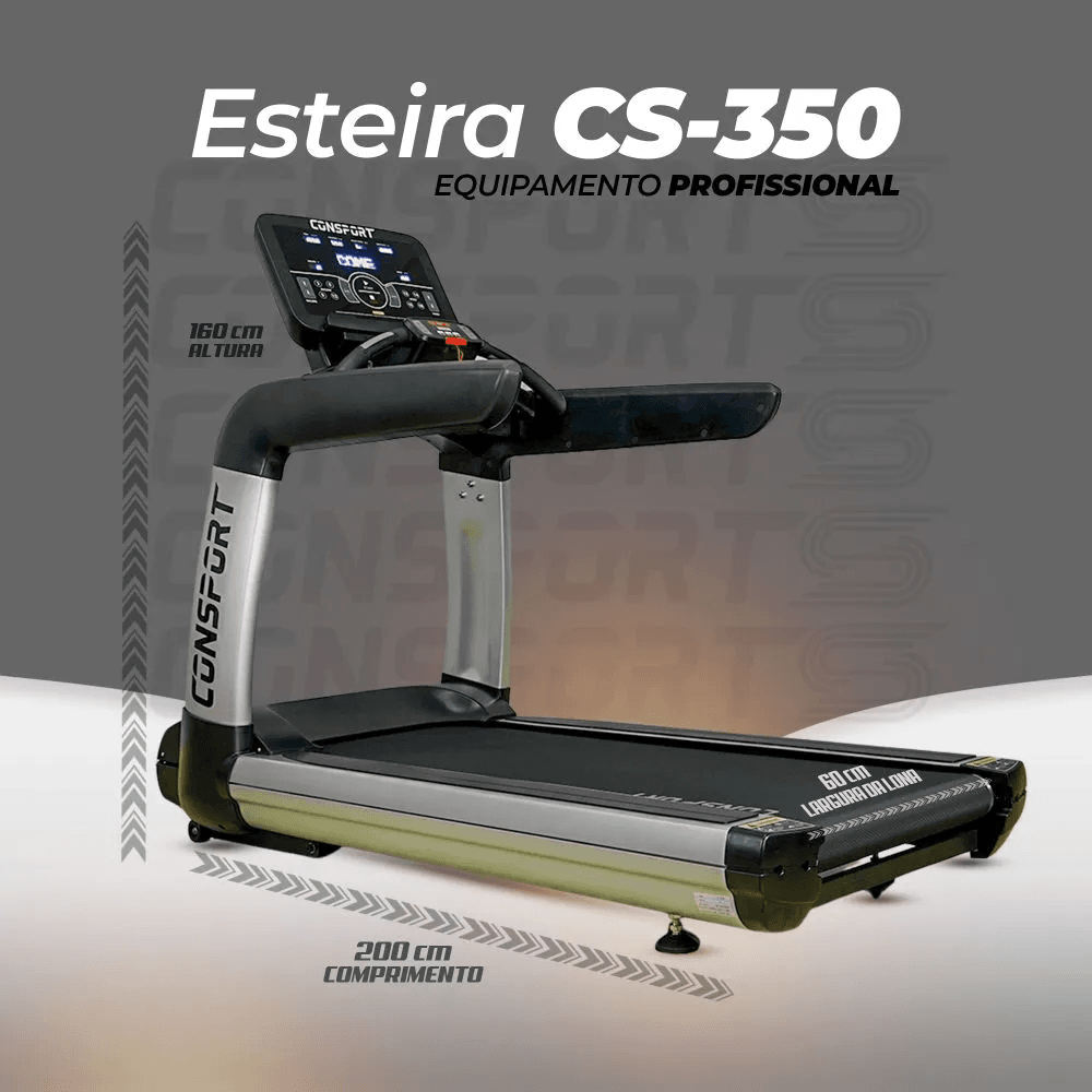 Pré-Venda Esteira Elétrica Profissional CS-350 