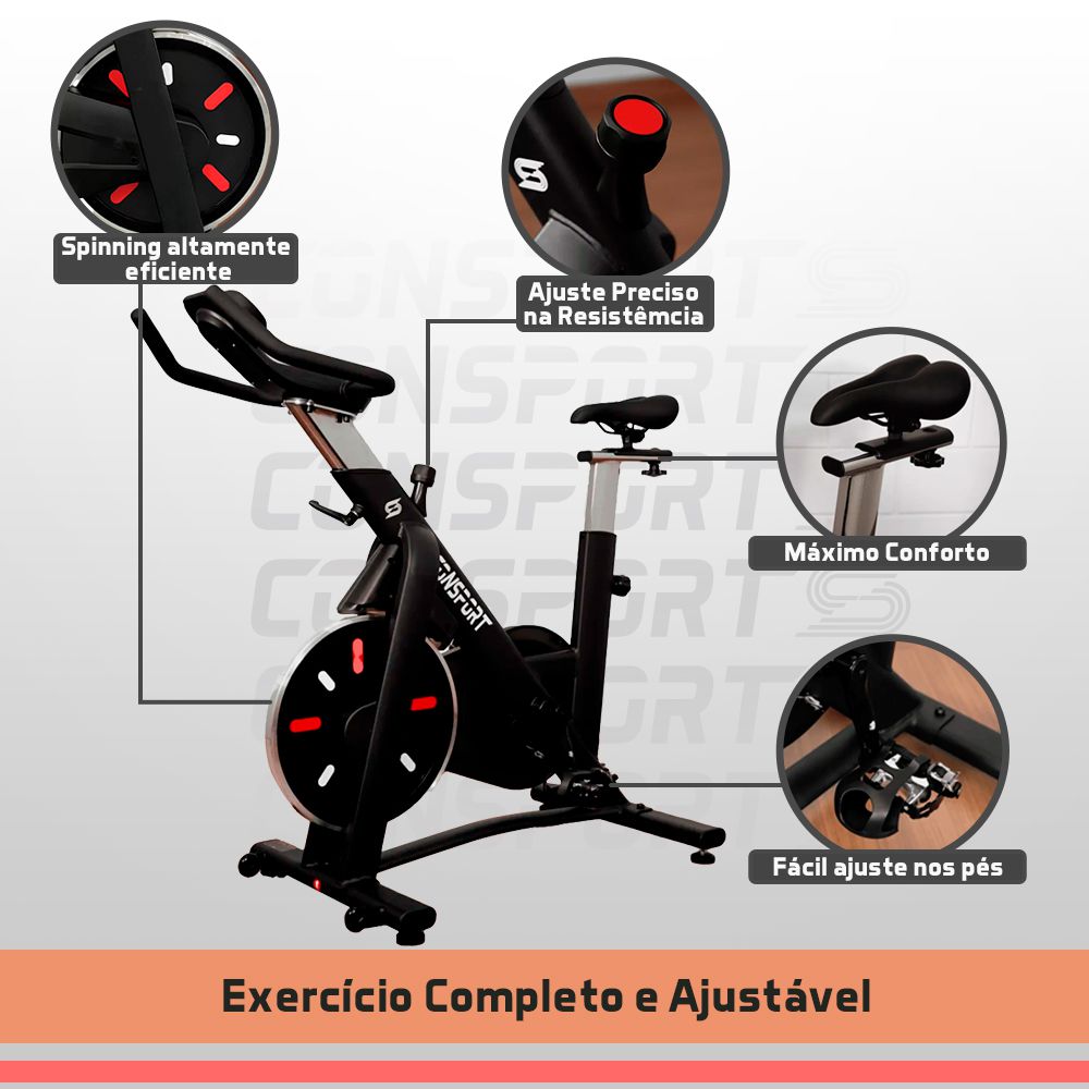 Bicicleta Spinning S-350 Smart - Consport