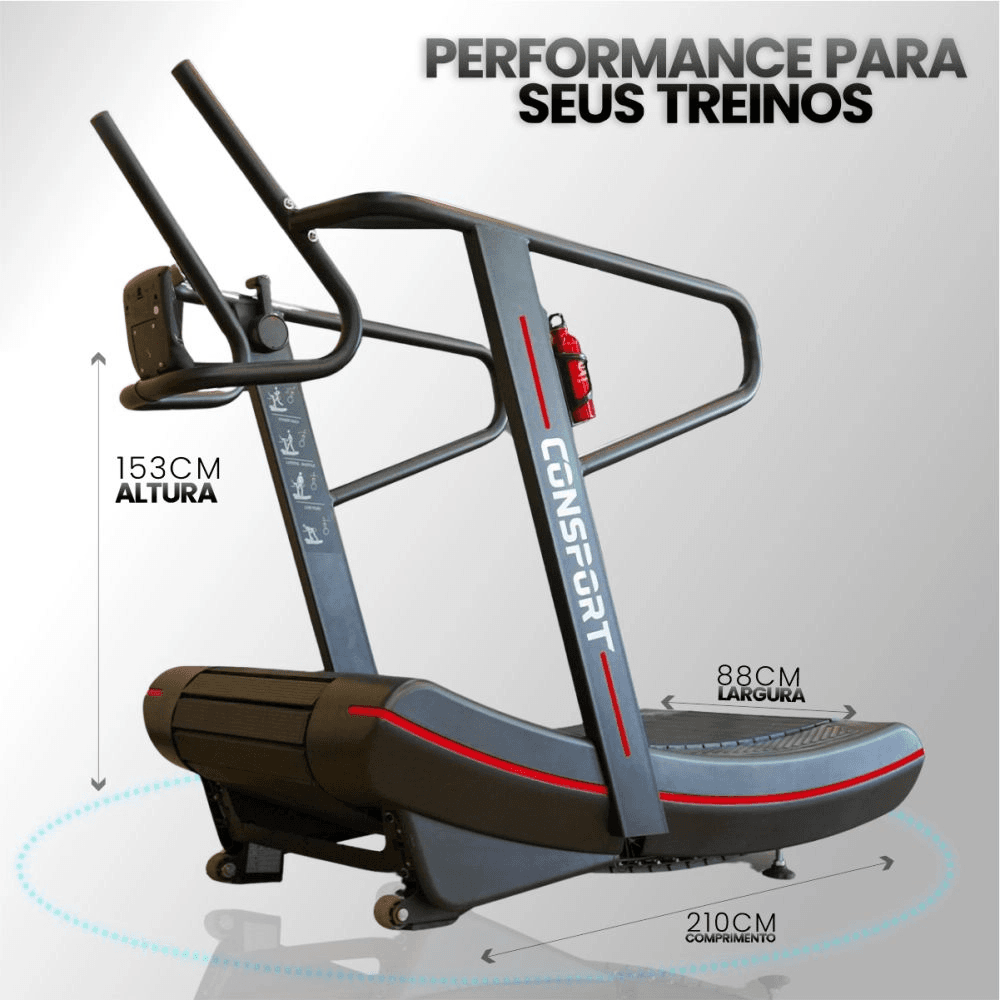 Esteira Curva Simulador de Corrida - Consport