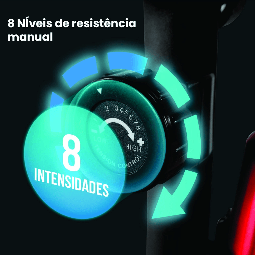 Elíptico E-1000 Preto - Consport