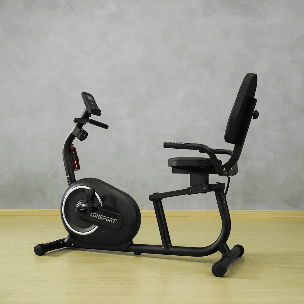 Bicicleta Ergométrica Horizontal H-1000 - Consport Connect Preta 