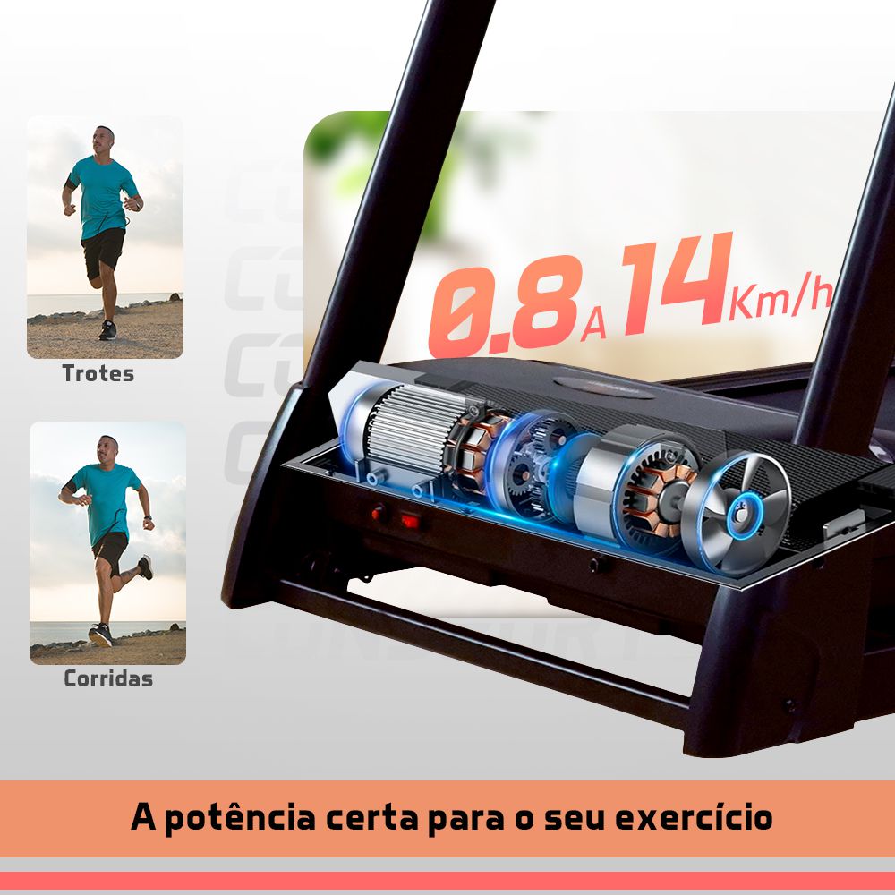 Esteira Elétrica Residencial CT-100 - Consport