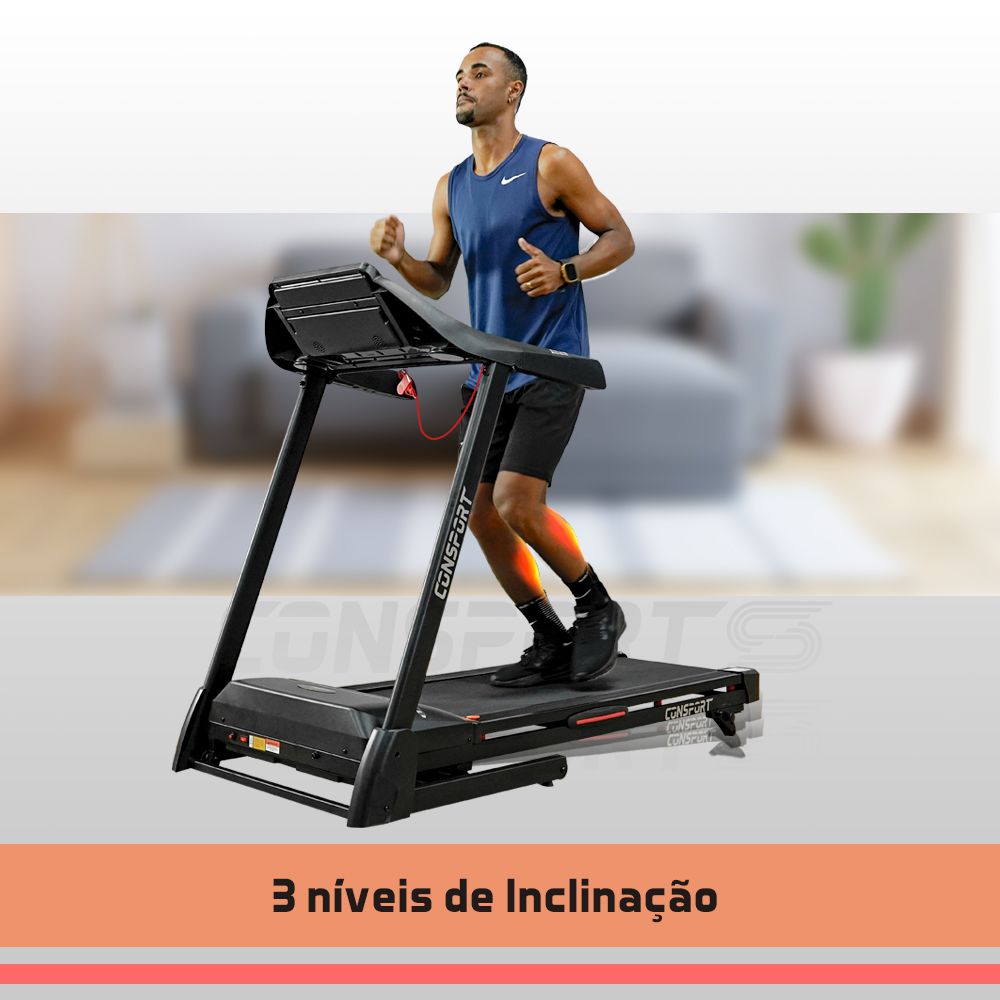 Esteira Elétrica Residencial CT-100 - Consport