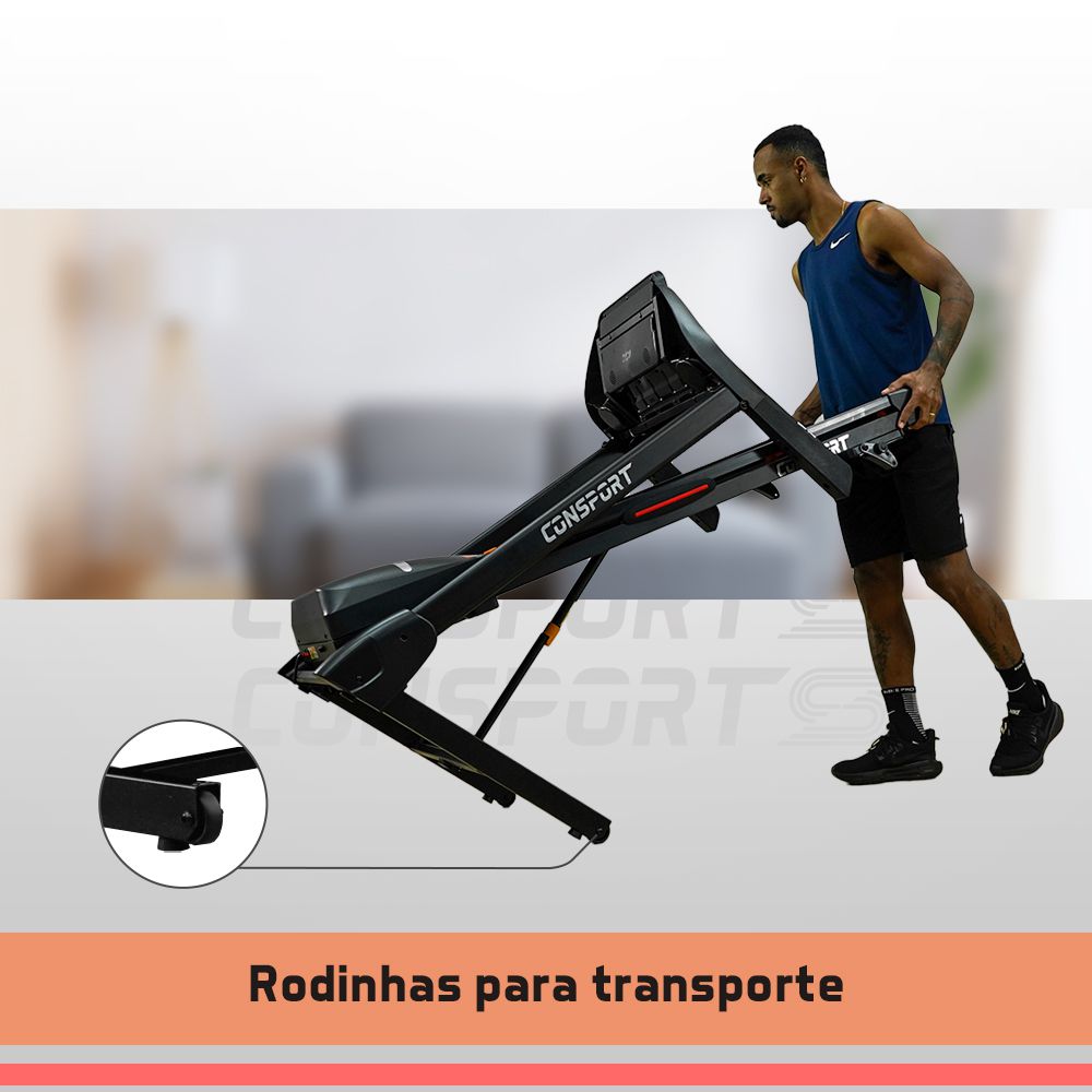 Esteira Elétrica Residencial CT-100 - Consport