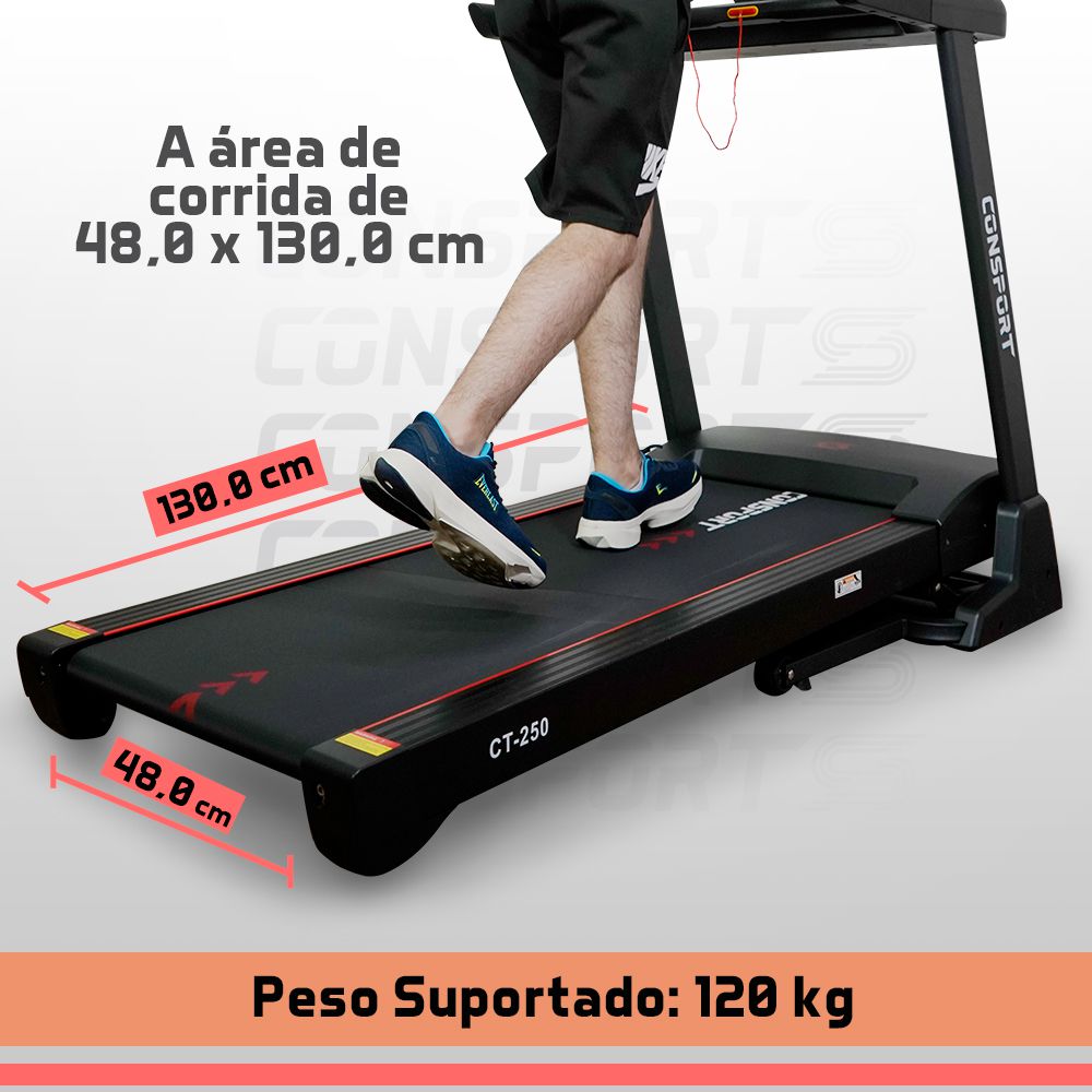 Esteira Semiprofissional CT-250 - Consport