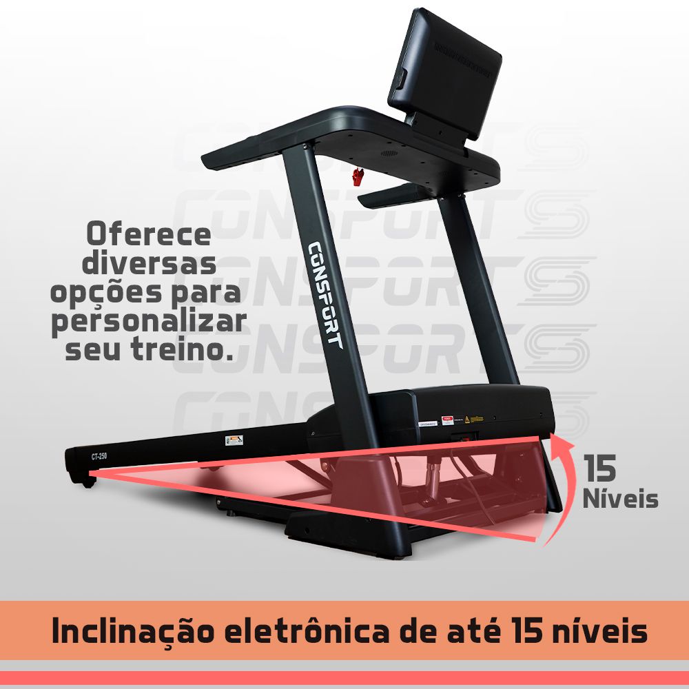 Esteira Semiprofissional CT-250 - Consport