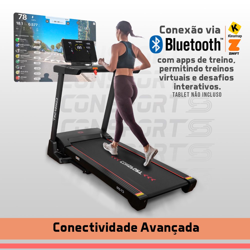 Esteira Semiprofissional CT-250 - Consport