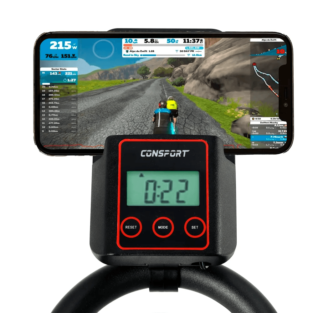 Bicicleta Spinning S-100 Connect - Vermelha - Consport