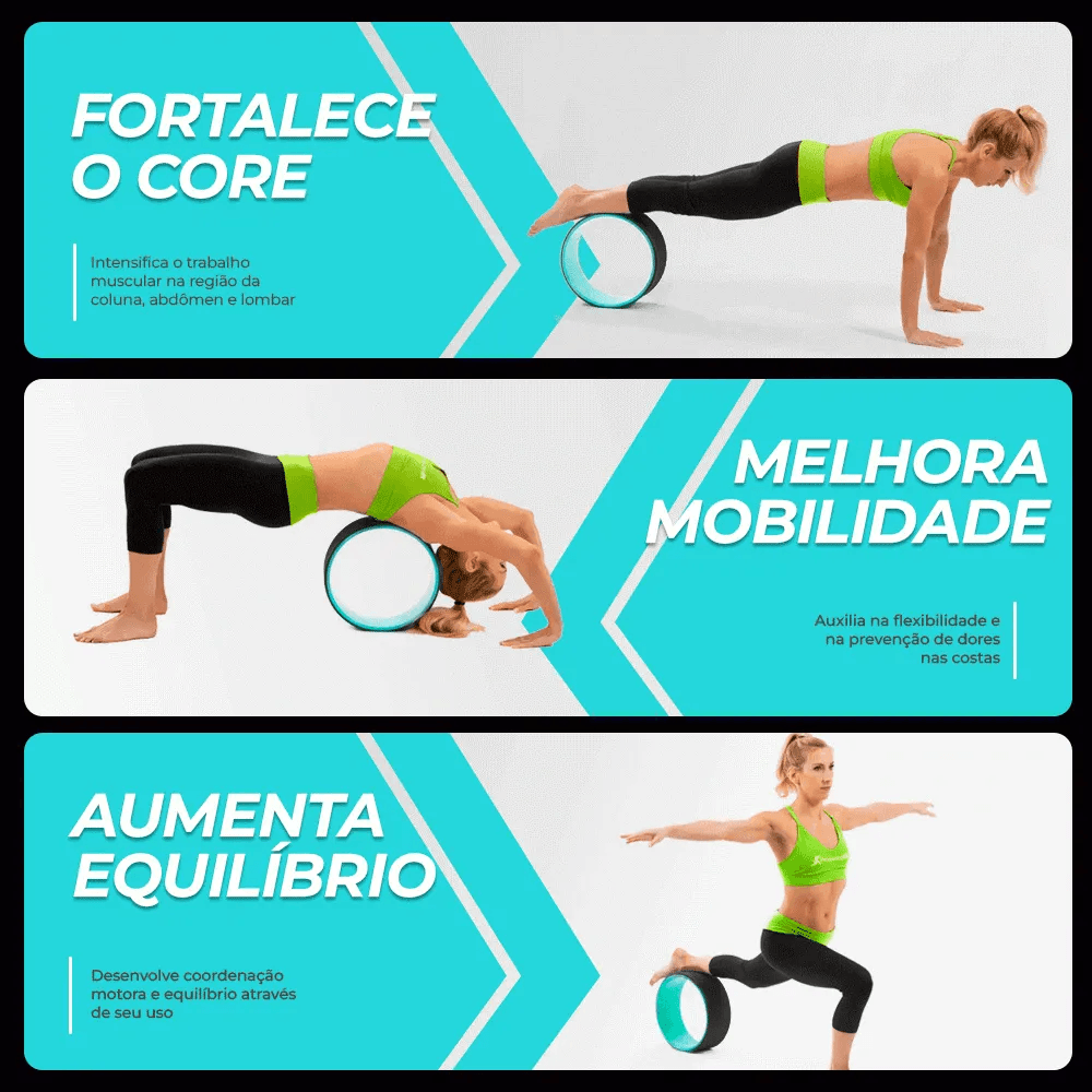 Roda de Pilates e Yoga