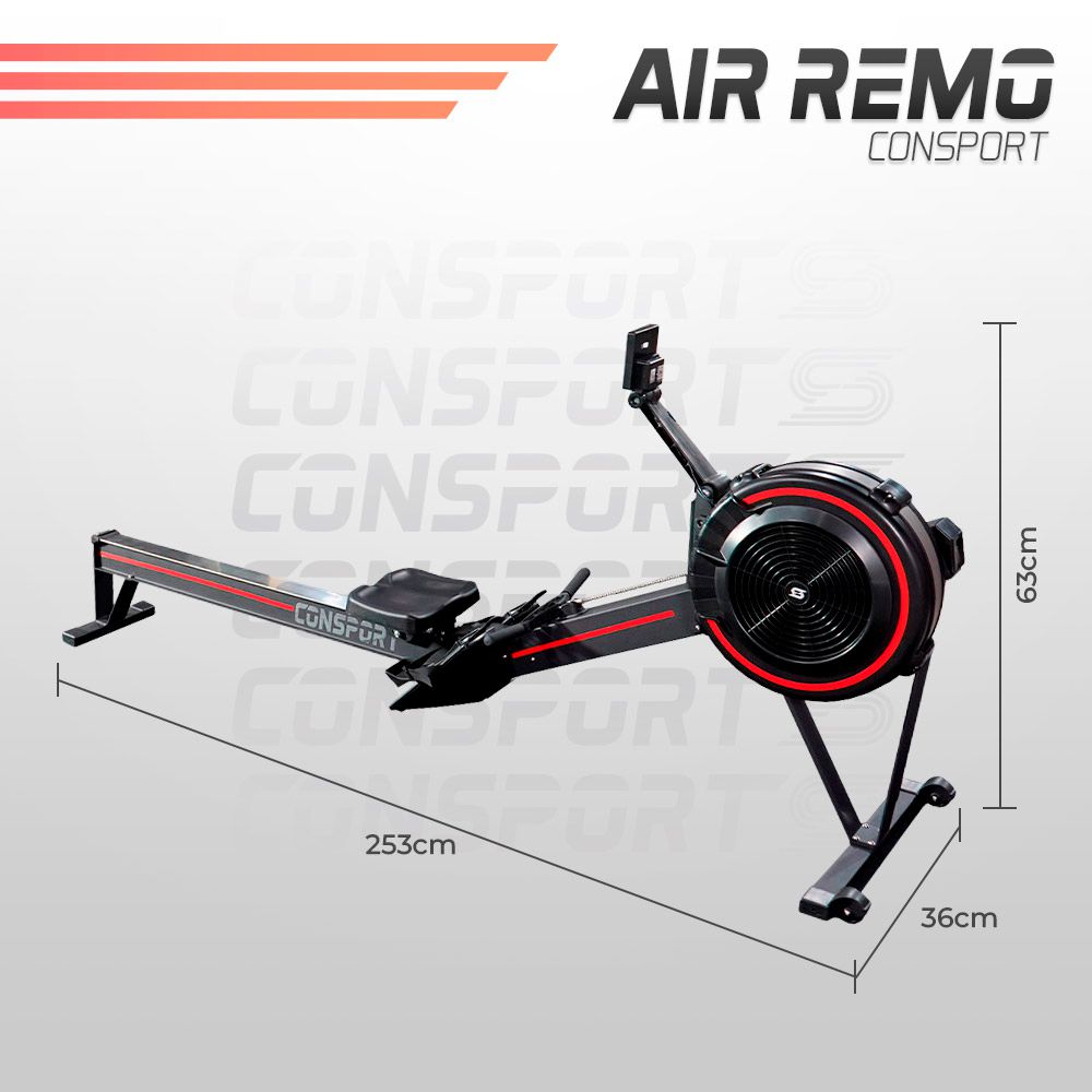 Simulador Air Remo Consport - Treino Funcional e Cardio Indoor