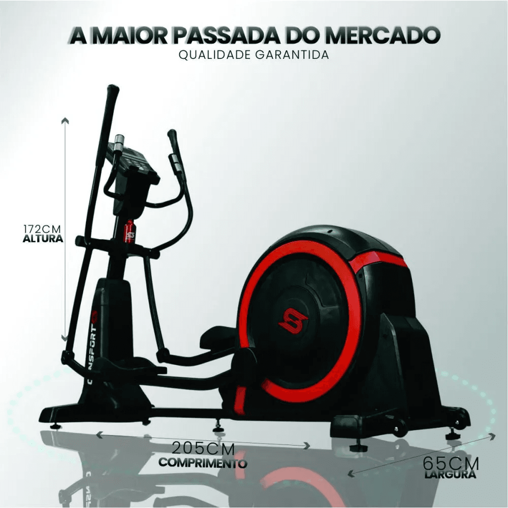 Pré-Venda Elíptico Profissional E-3000 - Consport