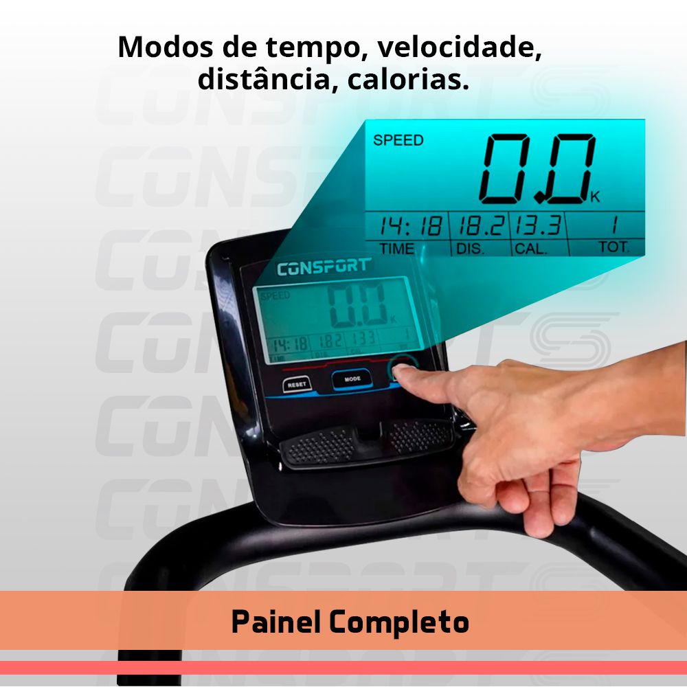 Esteira Curva Simulador de Corrida Consport - Simulador de Corrida Sem Motor para Treino Intenso