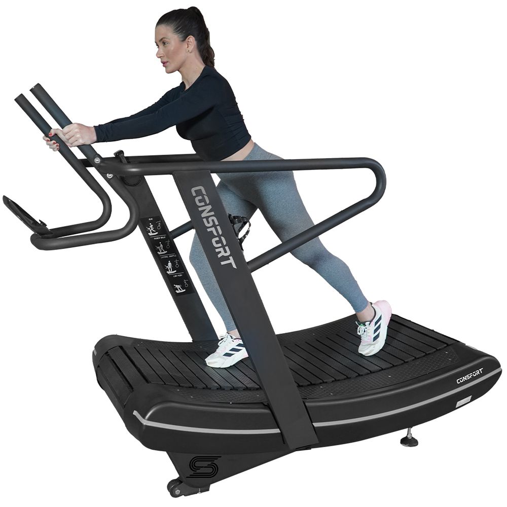 Esteira Curva Simulador de Corrida Consport - Simulador de Corrida Sem Motor para Treino Intenso