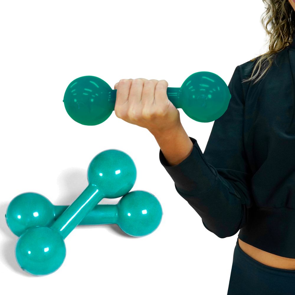 Par de Halter Emborrachado - 6kg