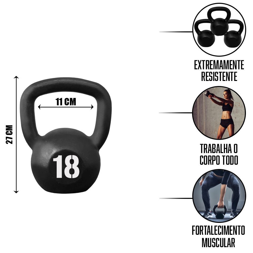 Kettlebell Pintado - 18kg