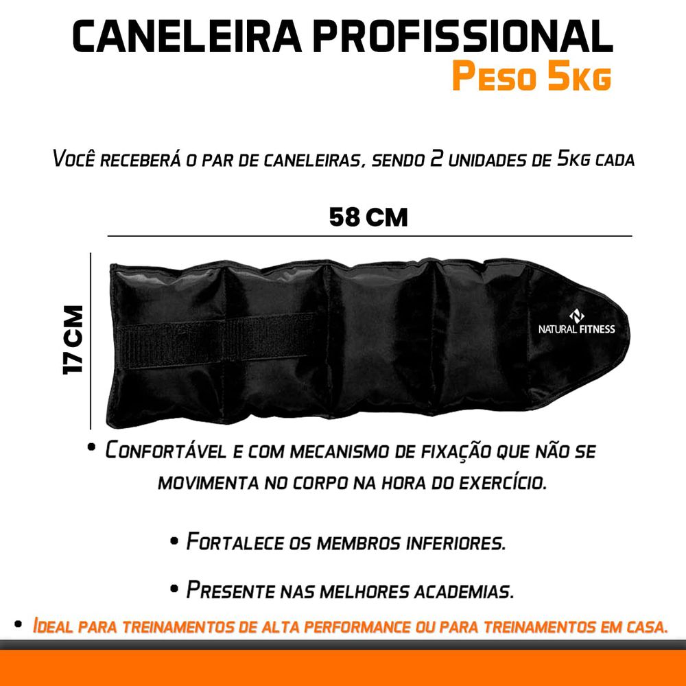Par de Caneleira de Peso - 5kg