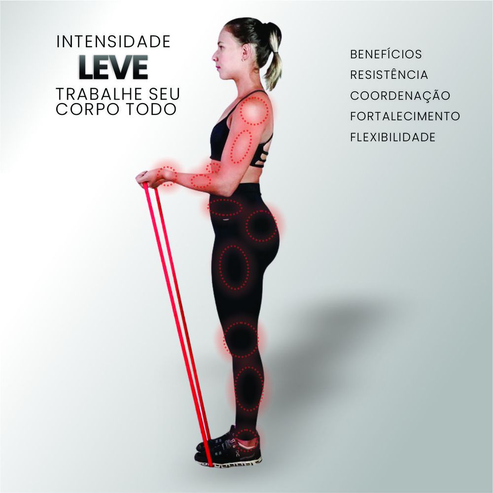 Elástico Power Band - Vermelho - Leve