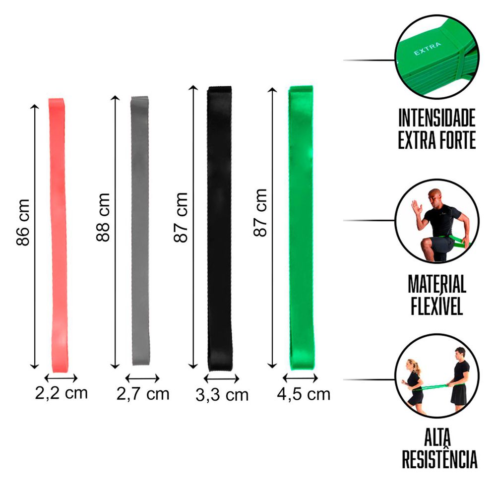 Kit Elástico Power Band Consport