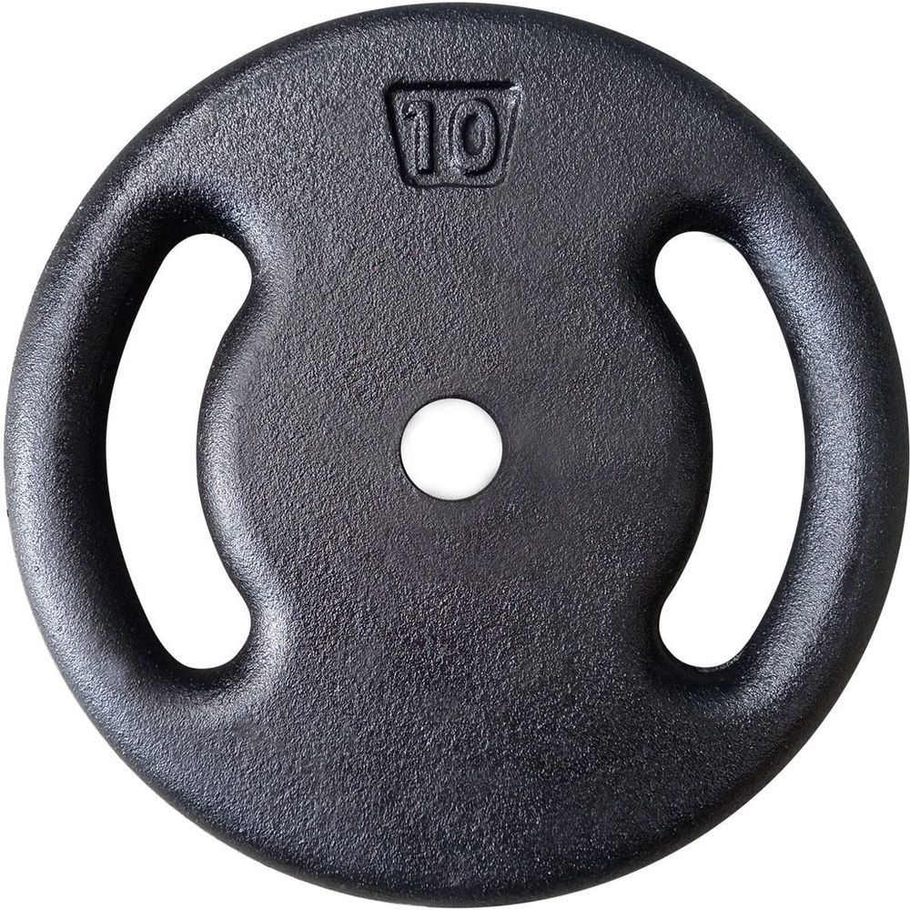 Anilha de Ferro Pintada Vazada - 10kg