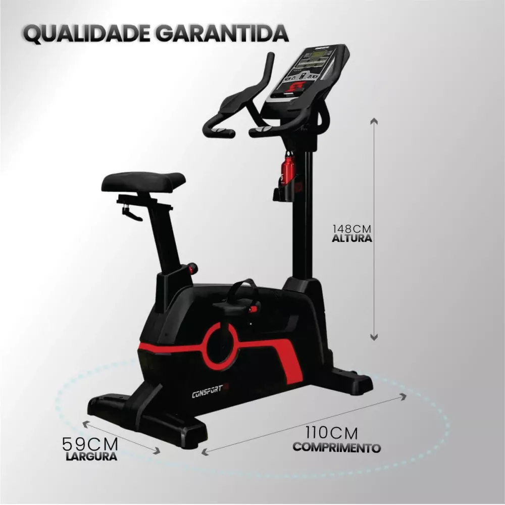 Bicicleta Vertical Profissional V-3000 - Consport