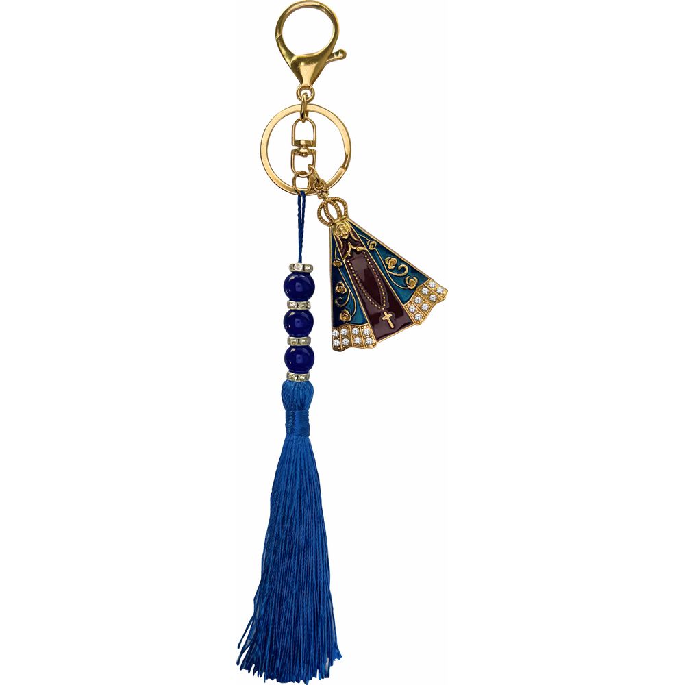 Chaveiro Nossa Senhora Aparecida Com Pom Pom