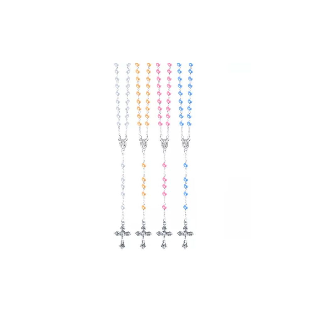 Terço Pérola Corrente 5 Mm Várias Cores