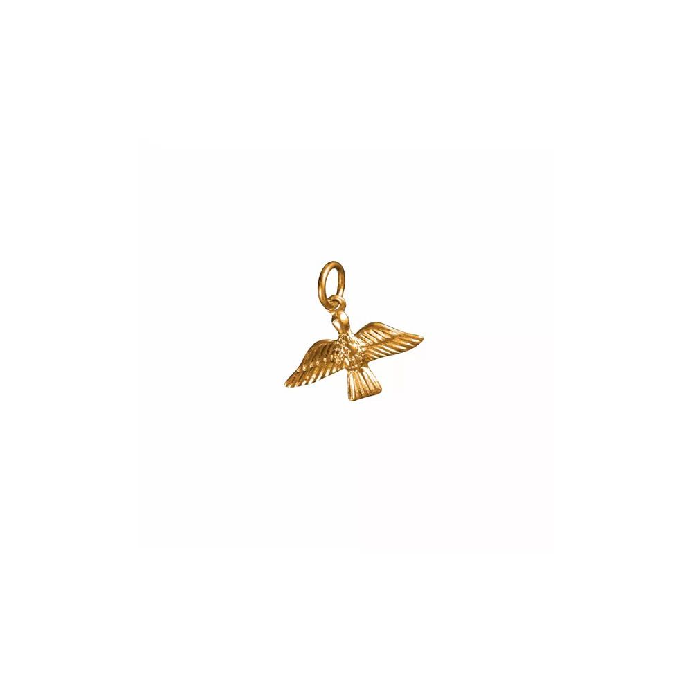 Medalha Pombinha Do Espirito Santo Dourada