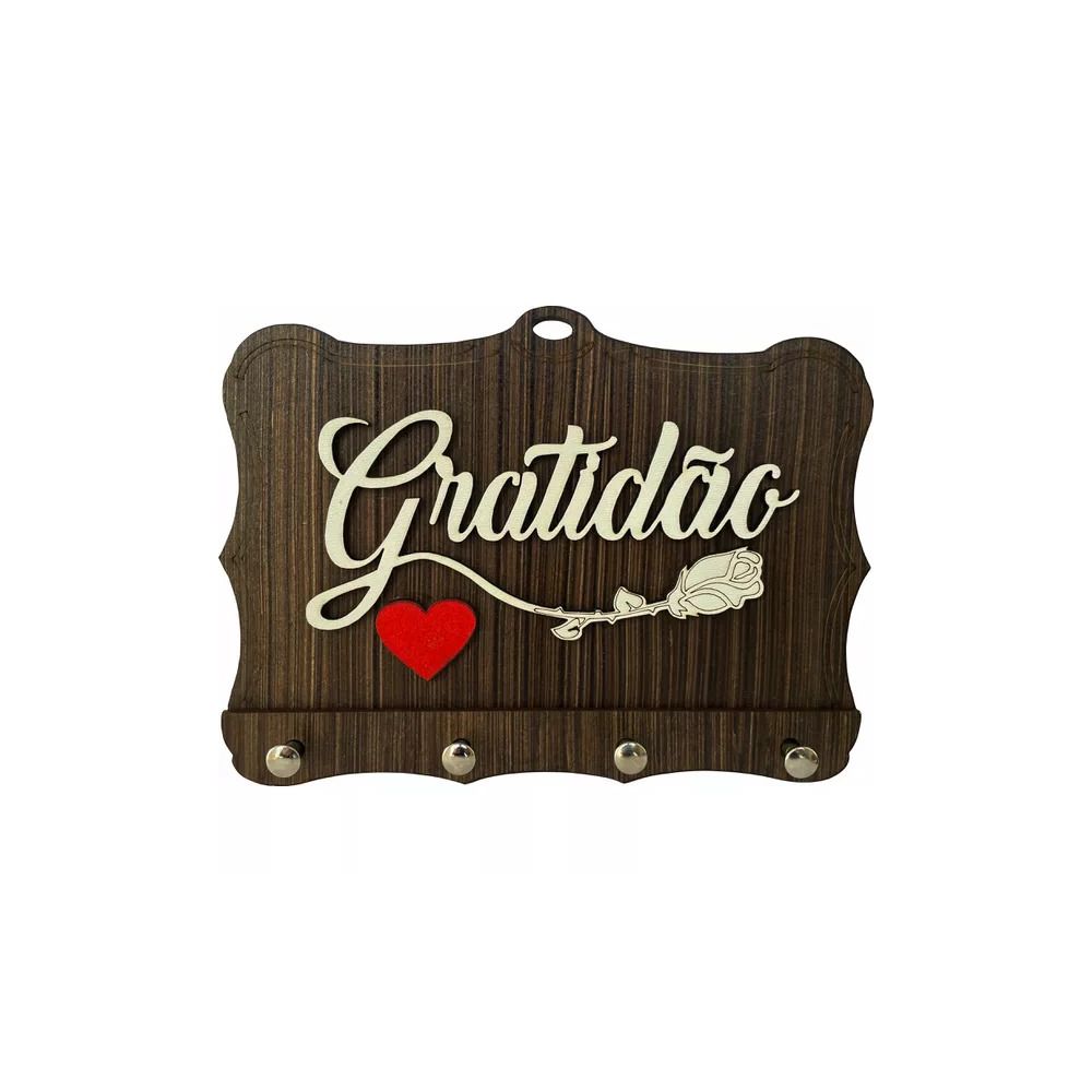Porta Chave Gratidão