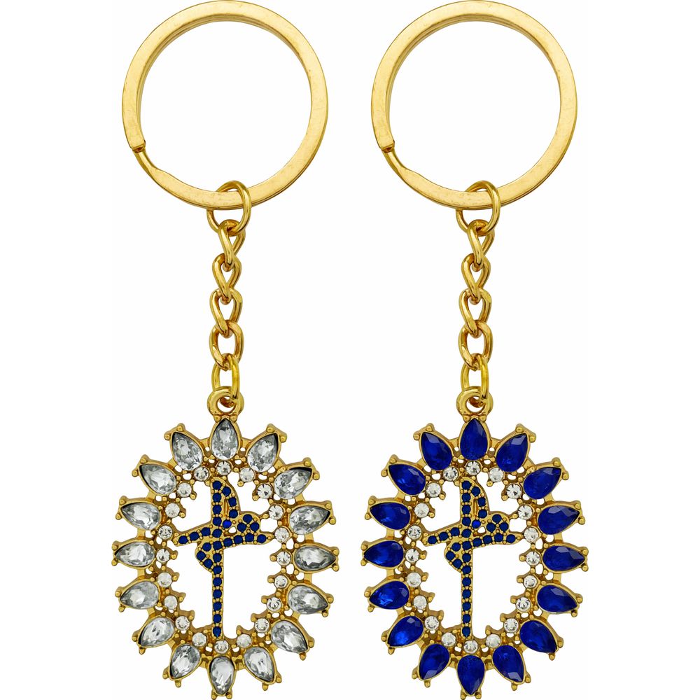 Chaveiro Fé Strass Importado