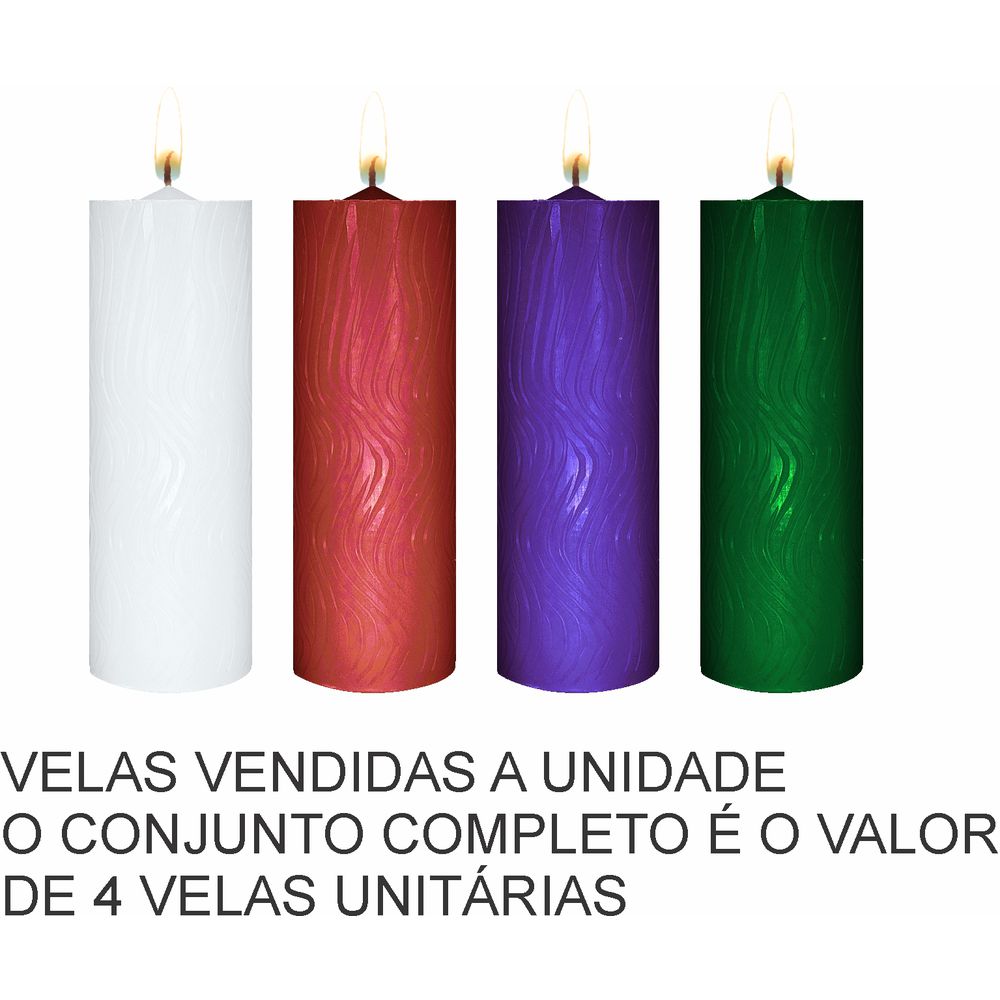 Vela Para Altar 7x20cm (A unidade)